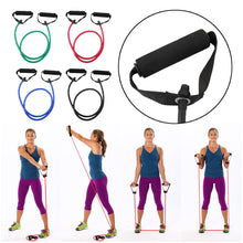 Load image into Gallery viewer, 120cm Yoga Pull Rope Elastic Resistance Bands